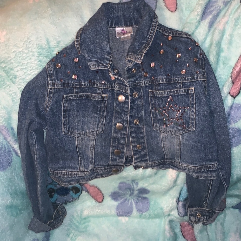 Libby Lu Girls Rock denim jacket
